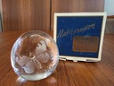 Mats Jonasson Signed and Numbered Glass Sculpture Butterfly