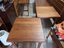 Pair Of Niels Bach Solid Teak Side Tables