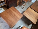 Pair Of Niels Bach Solid Teak Side Tables