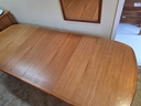 Nordic Furniture Oval Teak Dining Table w/ 2 Leaves