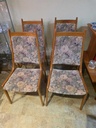 Set of 4 Nordic Furniture Teak Mid Back Dining Chairs
