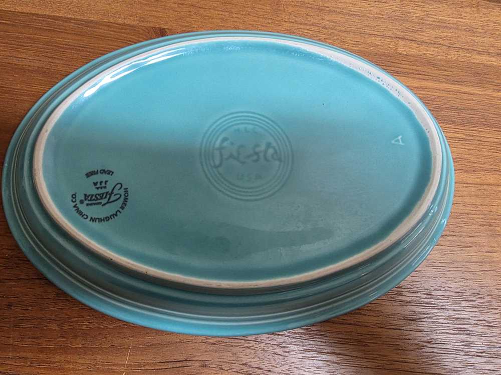 Fiestaware 7 3/4" Oval Serving PLate