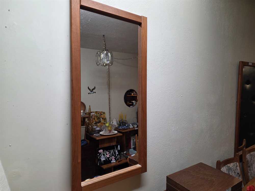 Danish Teak Wall Mirror
