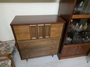 Viscol by Victoriaville Walnut 4 Drawer Tallboy Dresser