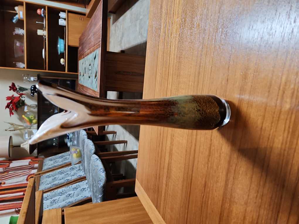 Colorful Swung Type Vase - Signed by Artist