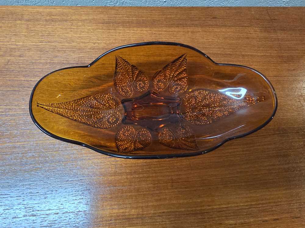 Anchor Hocking Renaissance Gold Relish Dish 10"