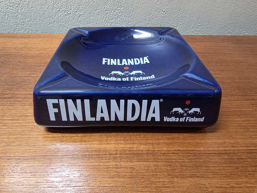 Finlandia Vodka Ashtray by Wade Pottery UK