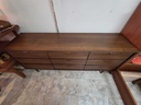 Walnut Lowboy 9 Drawer Dresser by Victoriaville