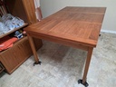 BRDR.  FURBO Teak Draw Leaf Dining Table
