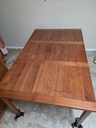 BRDR.  FURBO Teak Draw Leaf Dining Table