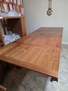 BRDR.  FURBO Teak Draw Leaf Dining Table