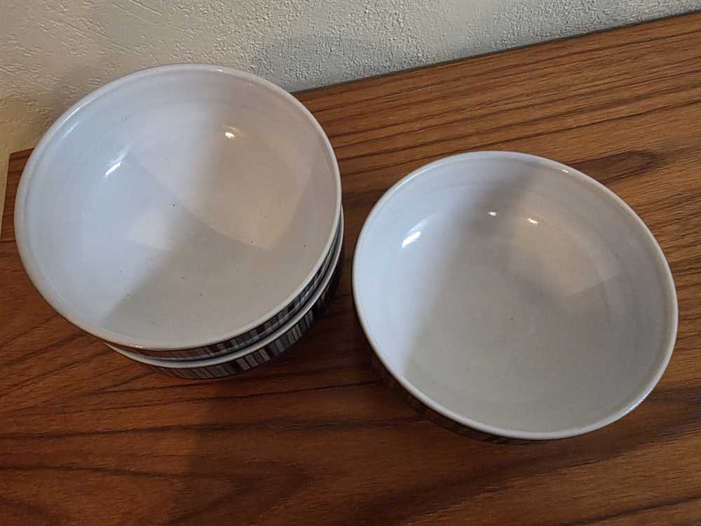 Denby Jet Stripe Salad Bowl