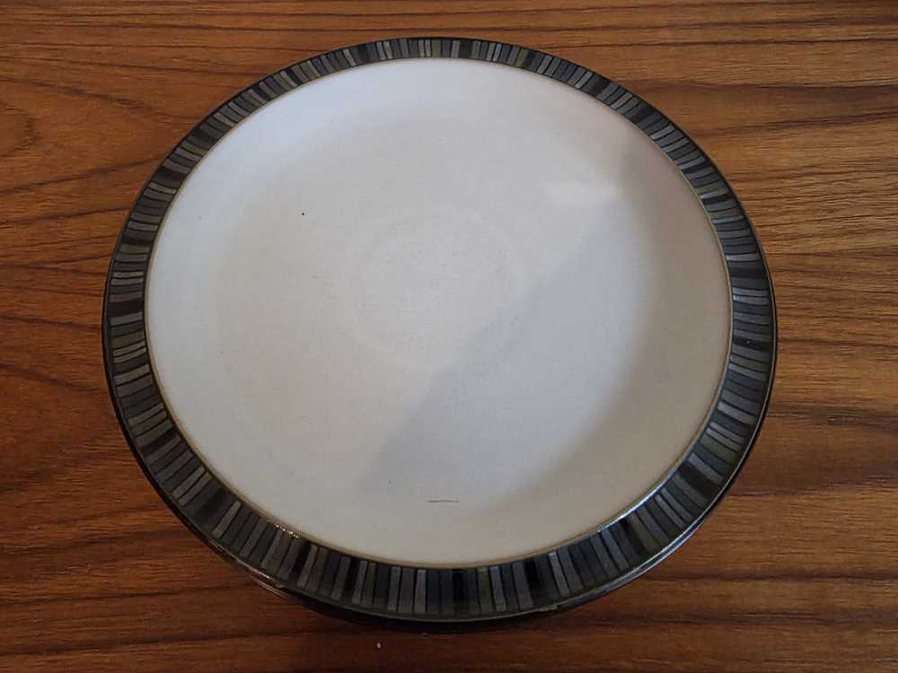 Denby Jet Stripe Salad Plate