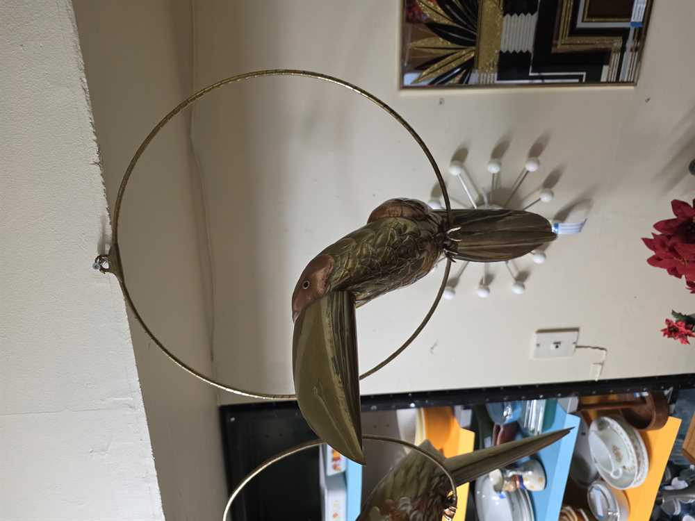 Sergio Bustamante Large Brass & Copper Toucan