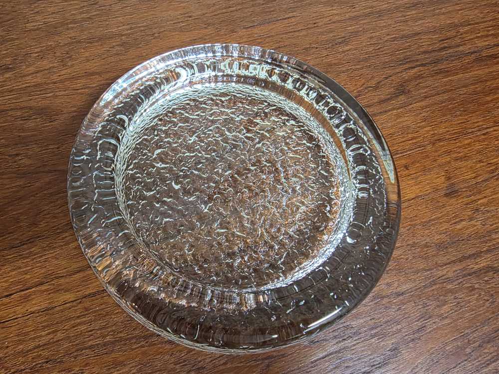 Iittala Riite 1965 XL Model 2611 Ashtray by Timo Sarpaneva - 9 1/2"