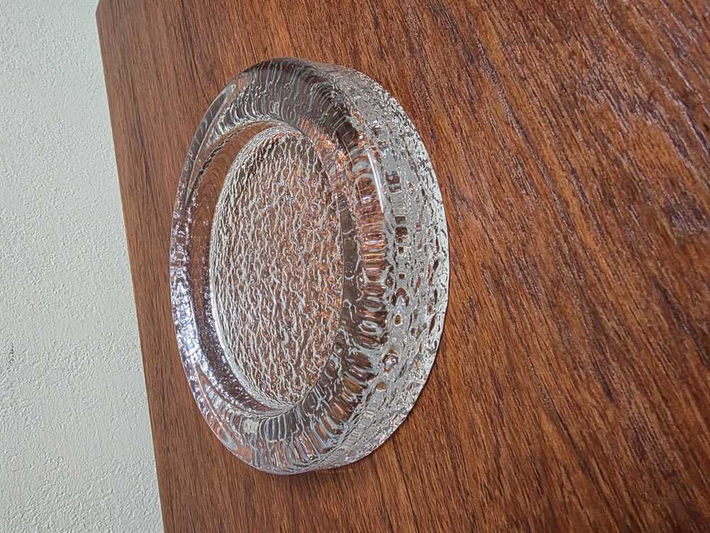 Iittala Riite 1965 XL Model 2611 Ashtray by Timo Sarpaneva - 9 1/2"