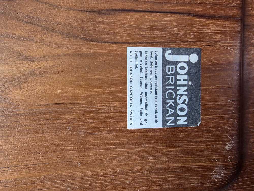 Johnson Brickan Sweden Teak Serving Tray