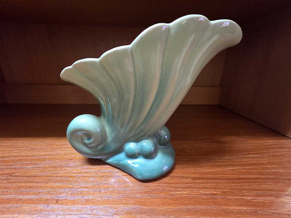 1950s Beauceware Quebec Cornucopia Vase