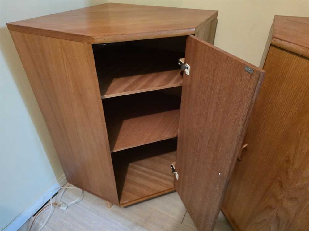 Mobican Teak Corner Cabinet
