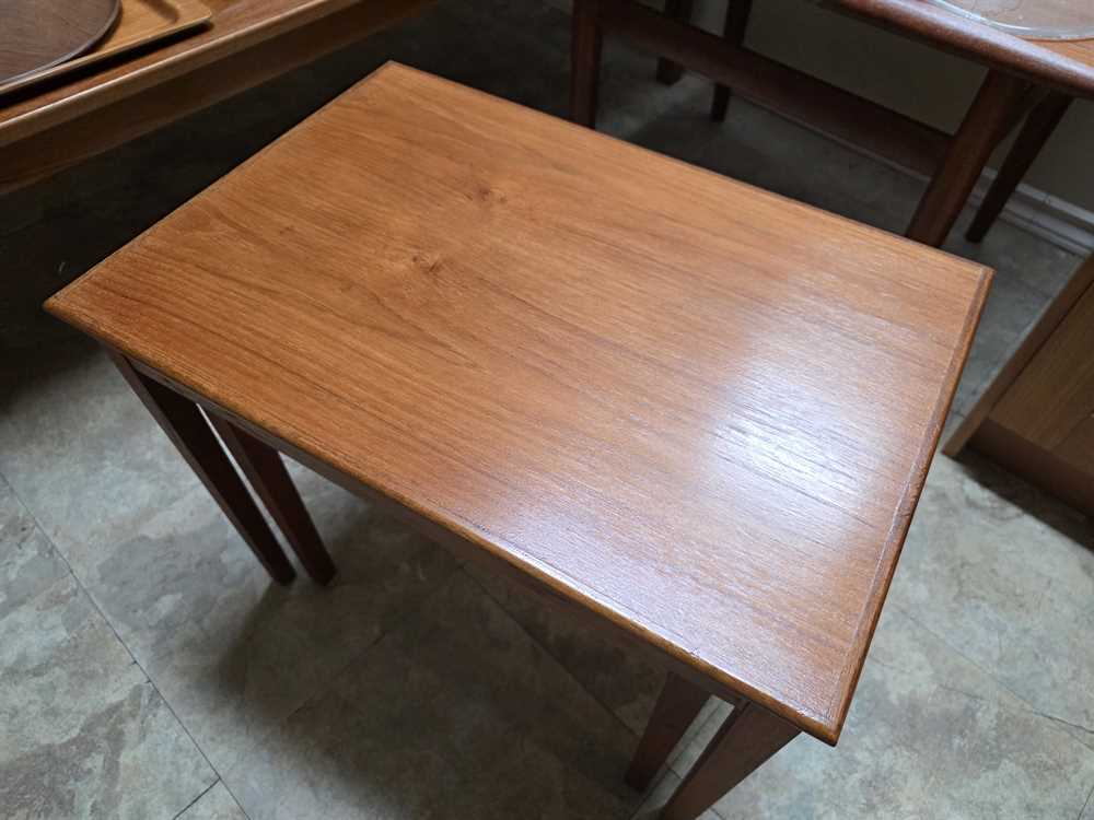 Pair of Teak Nesting Tables