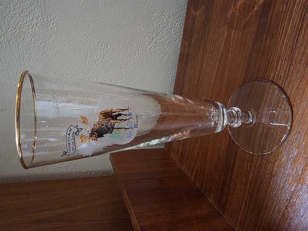 Set of 6 Libbey Canadian Wildlife Pilsner Glasses