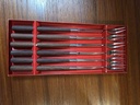 Set of Japanese Teak and Stainless Fondue Forks
