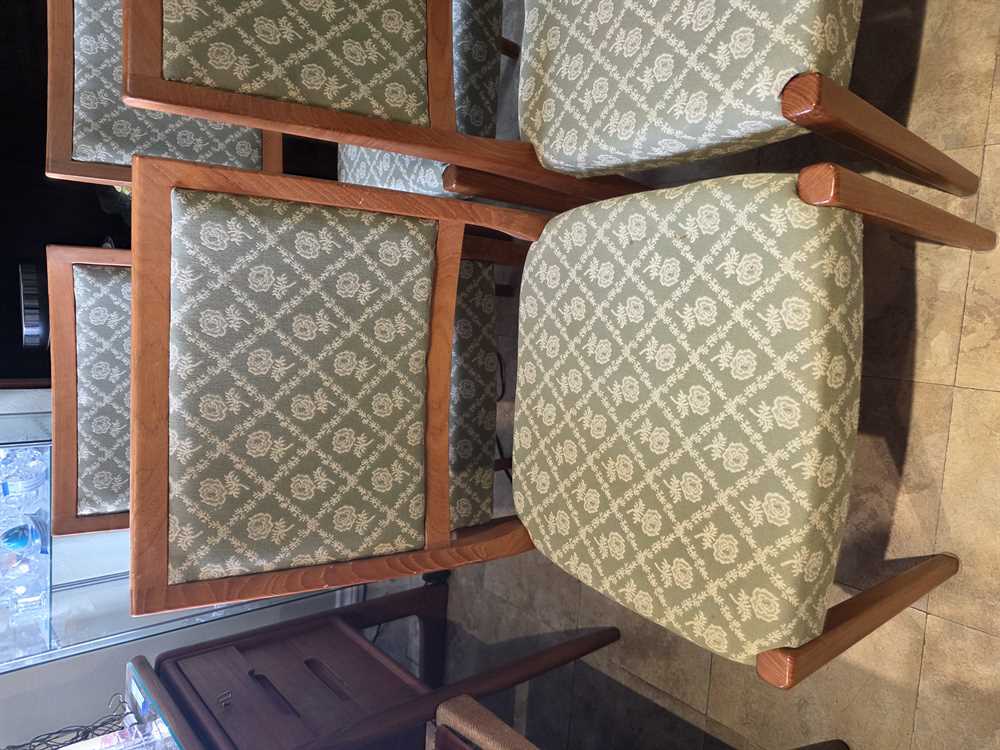 Set of 4 Svegards Markaryds Sweden Teak Dining Chairs