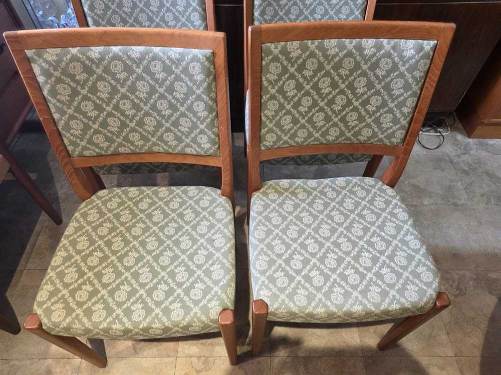 Set of 4 Svegards Markaryds Sweden Teak Dining Chairs