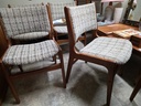 Set of 4 Uldum Mobler Teak Dining Chairs designed by Johannes Andersen