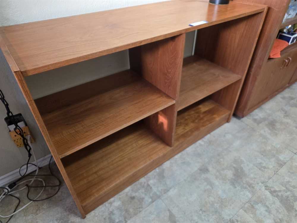 Teak Danish Horizontal Bookcase
