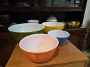 Pyrex Reverse Primary Mixing Bowl Set (401-404)