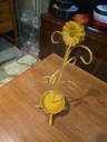 Vintage Sunflower Mug Tree