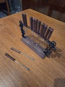 Set of Japanese Teak Fish Forks