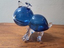 Hand Blown Dog Sculpture by Canadian Catherine Labonte