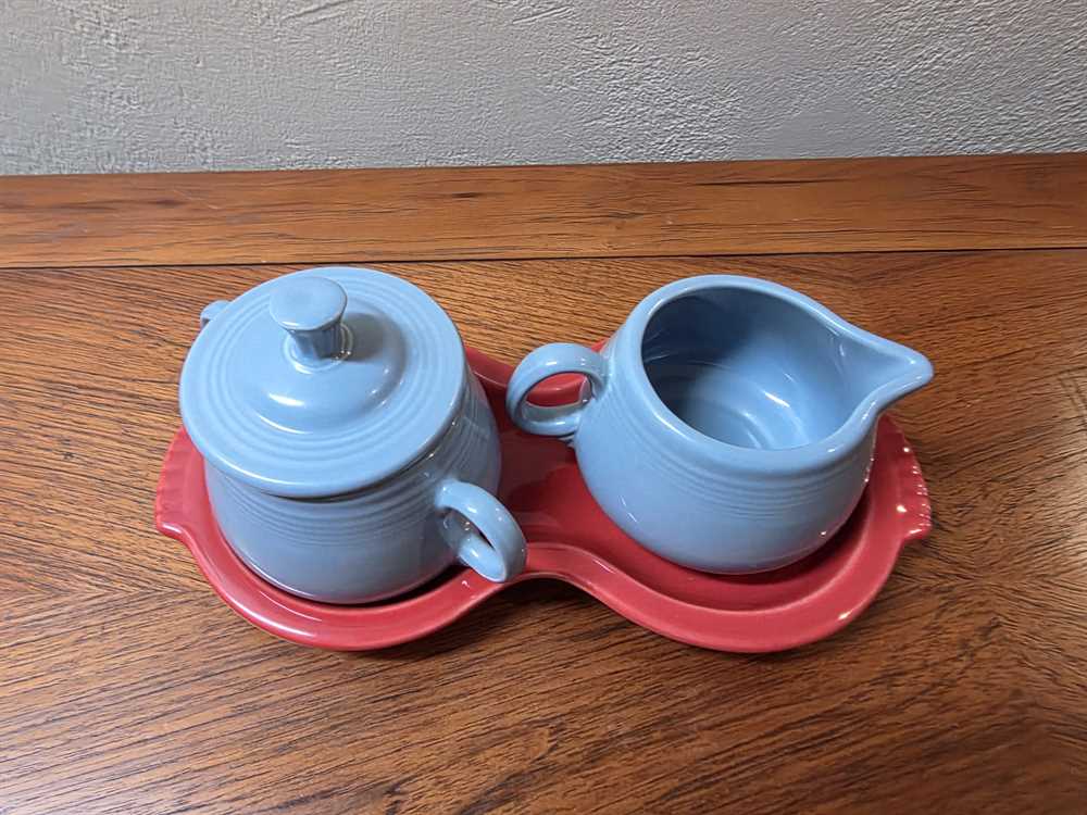 Fiestaware Cream And Sugar Set