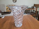 JG Durand France Torciglione (Twisted Ribbing) Crystal Vase