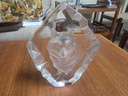 Mats Jonasson Signature Series Wolf Glass Sculpture