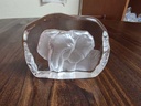 Cristal D'Arques France Elephant Glass Sculpture