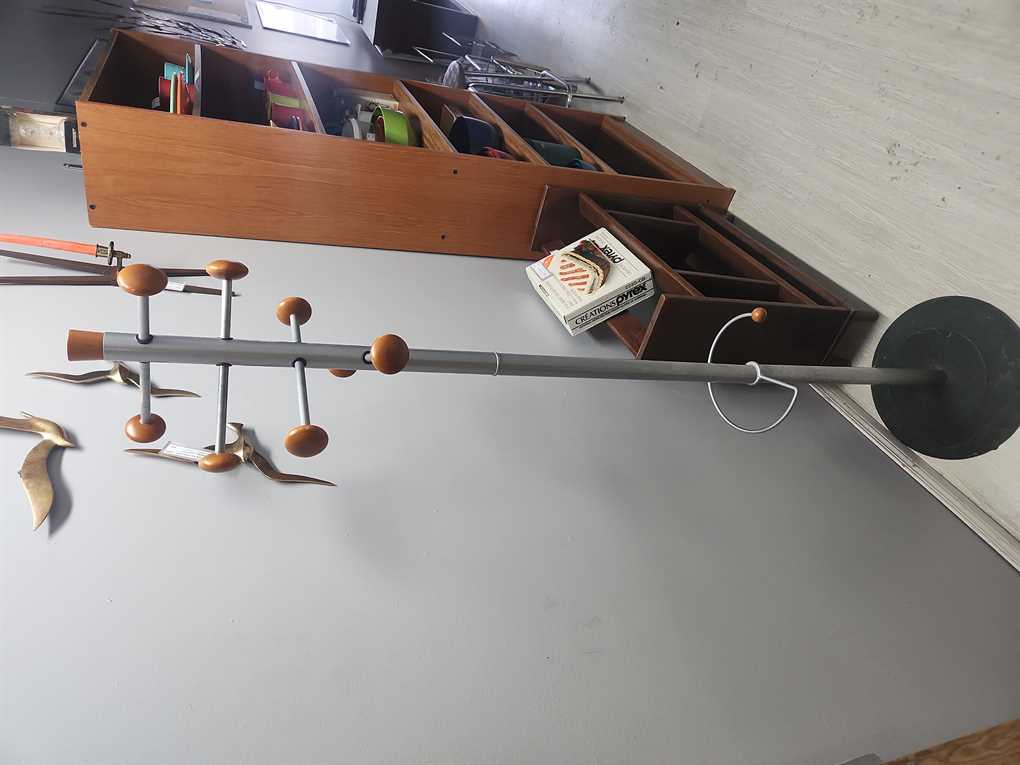 Eames Style Atomic Coat Rack