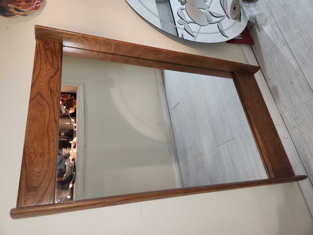 Teak Mirror