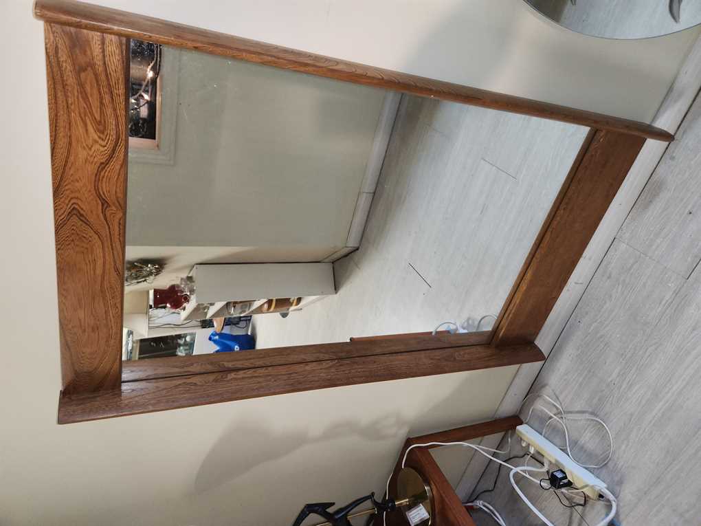 Teak Mirror