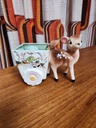 Ceramic Deer Planter Made In Japan 1950's 60's
