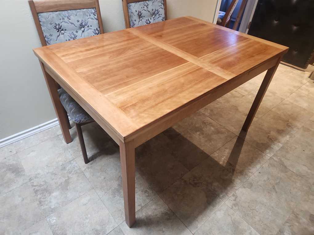 Made in Denmark Teak Draw Leaf Dining Room Table