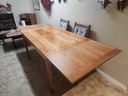 Made in Denmark Teak Draw Leaf Dining Room Table