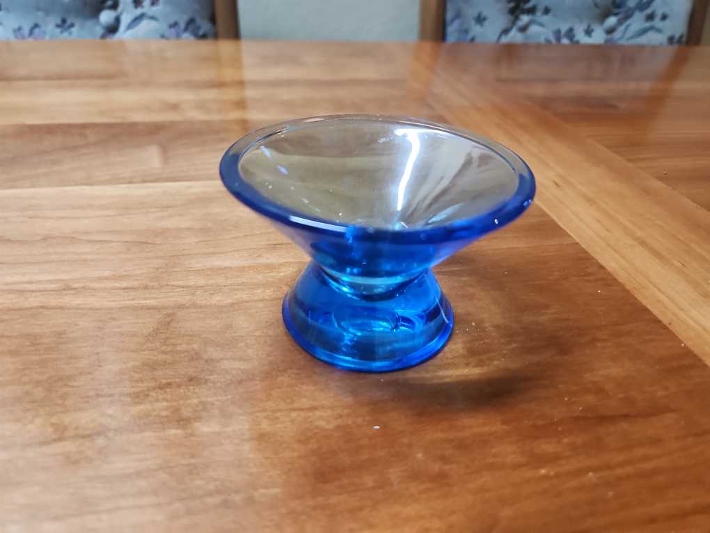 Iittala Kartio Votive Holder by Kaj Franck Blue