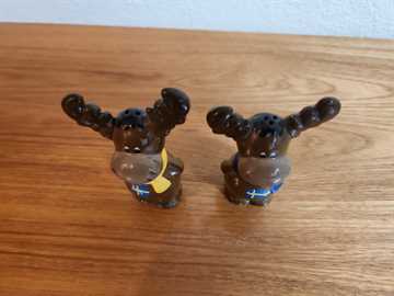 Swedish Moose Salt and Pepper Set