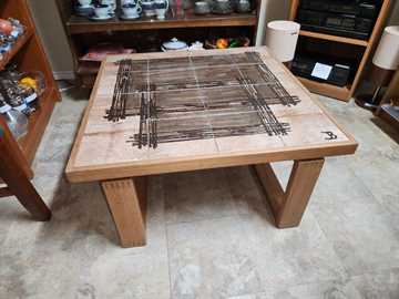 Trioh Denmark Tiled Coffee Table - Signed