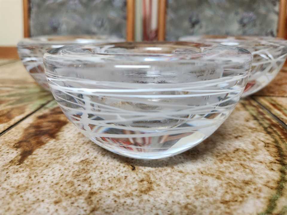 Kosta Boda Atoll Swirl Votive by Anna Erhner
