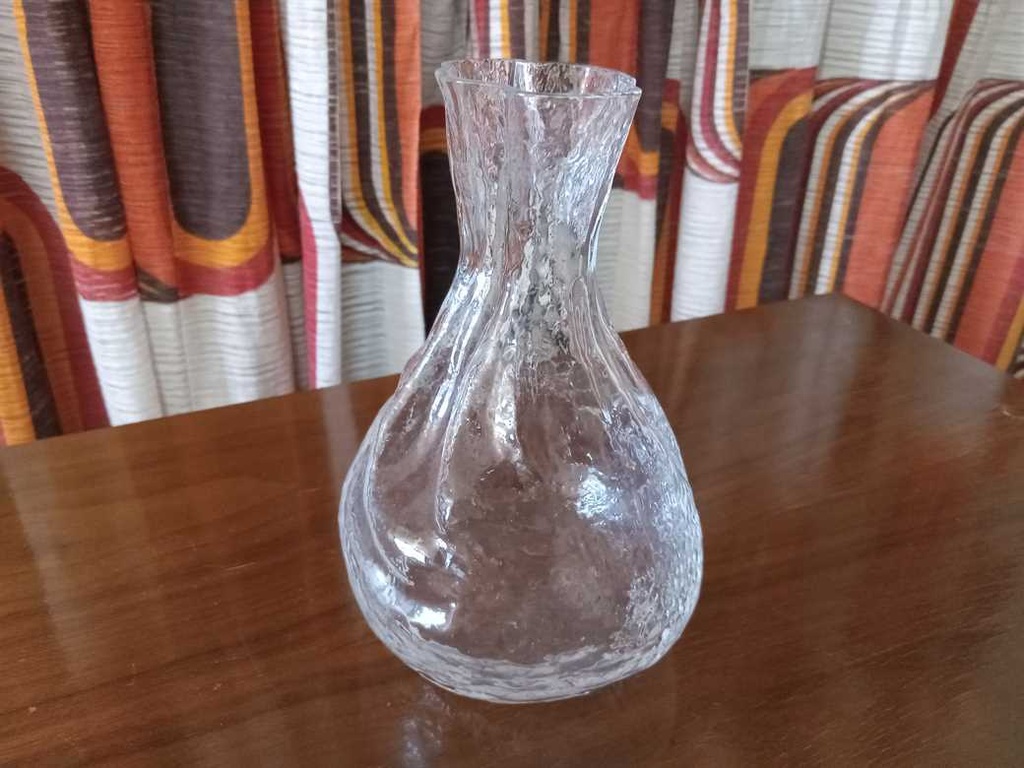 SEA Glasbruk AB Kosta Sweden Small "Sack" Vase