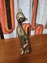 Large Brass Cat